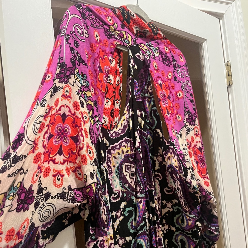 Free People Little Wing Mix Floral Cardigan - Picture 8 of 9